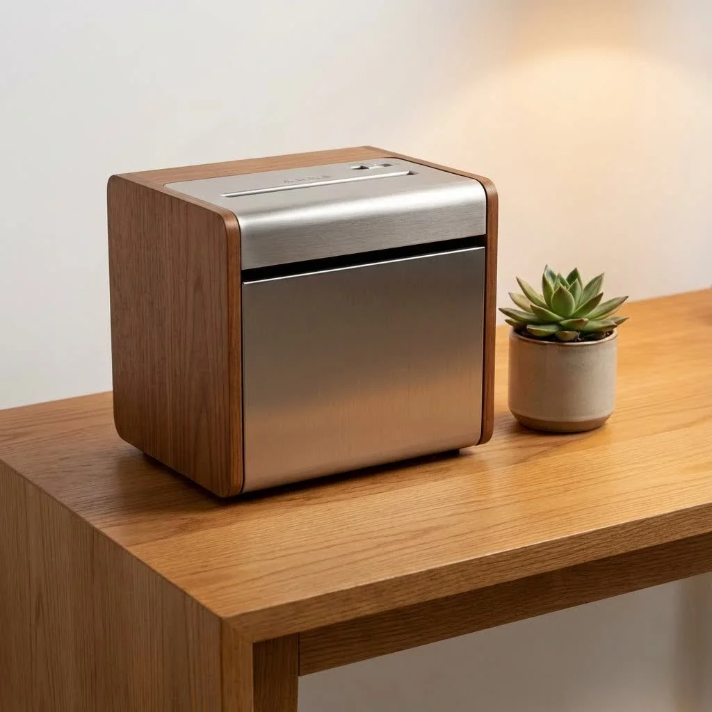 Aurora paper shredder destroying documents
